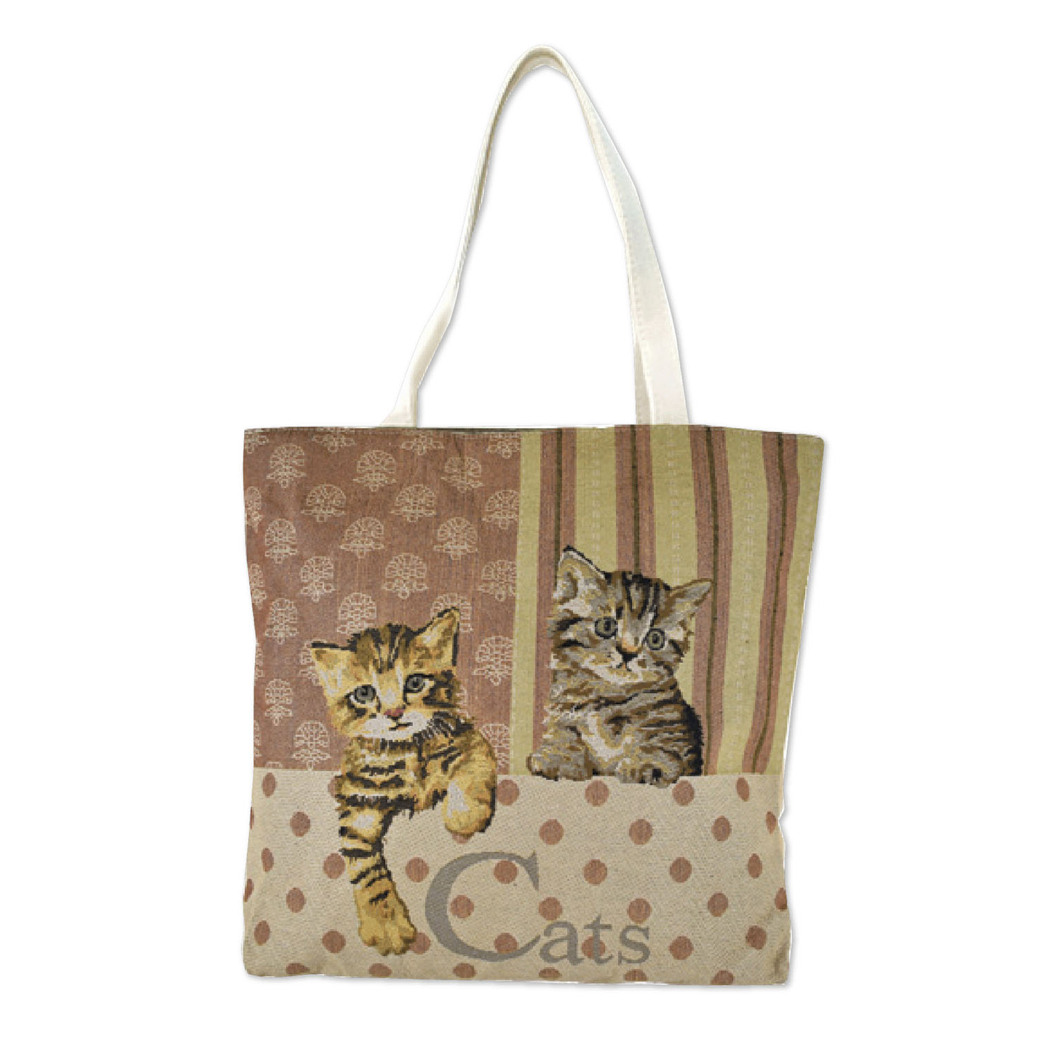 ネコ ゴブランバッグ - 画像3