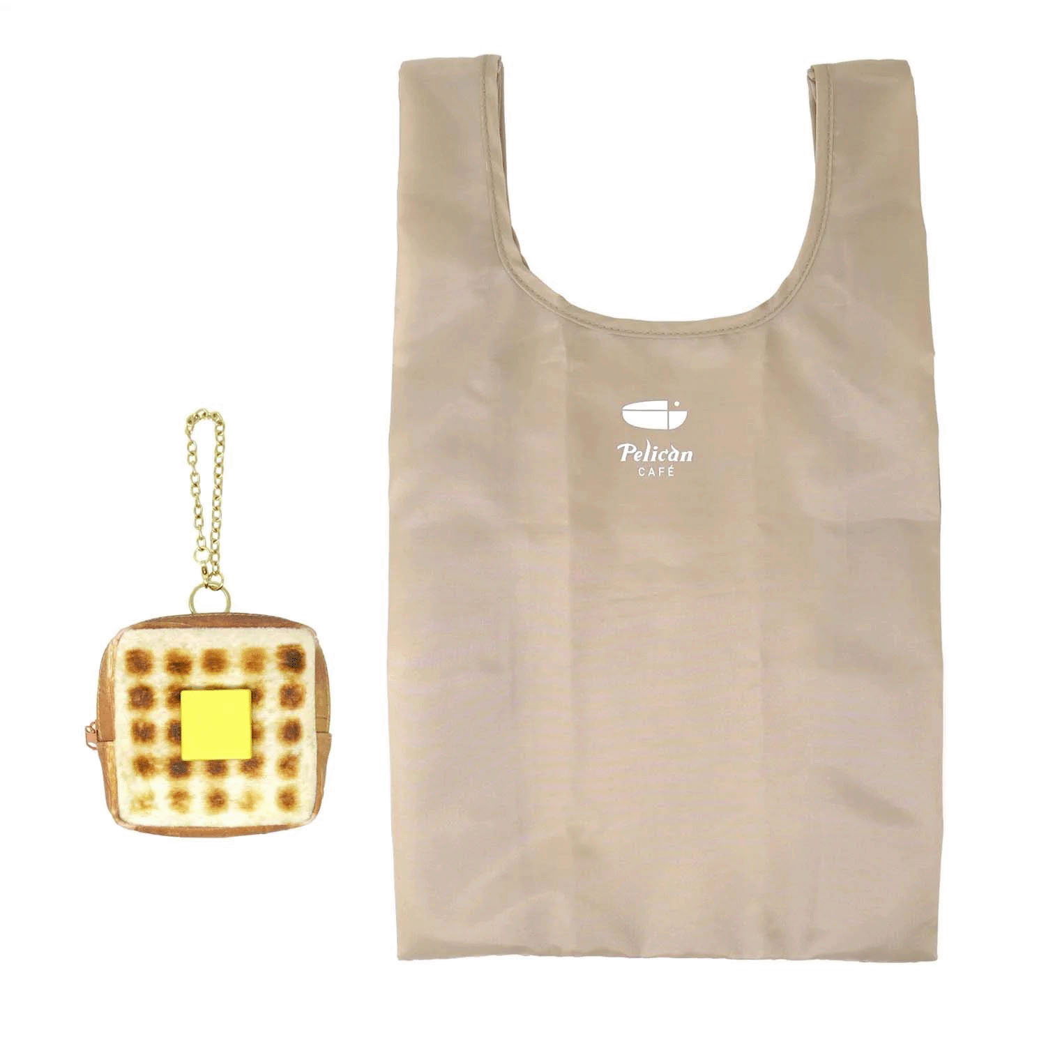 【MYUUAミューア】 ペリカン トーストエコバッグ入りポーチ - 画像2