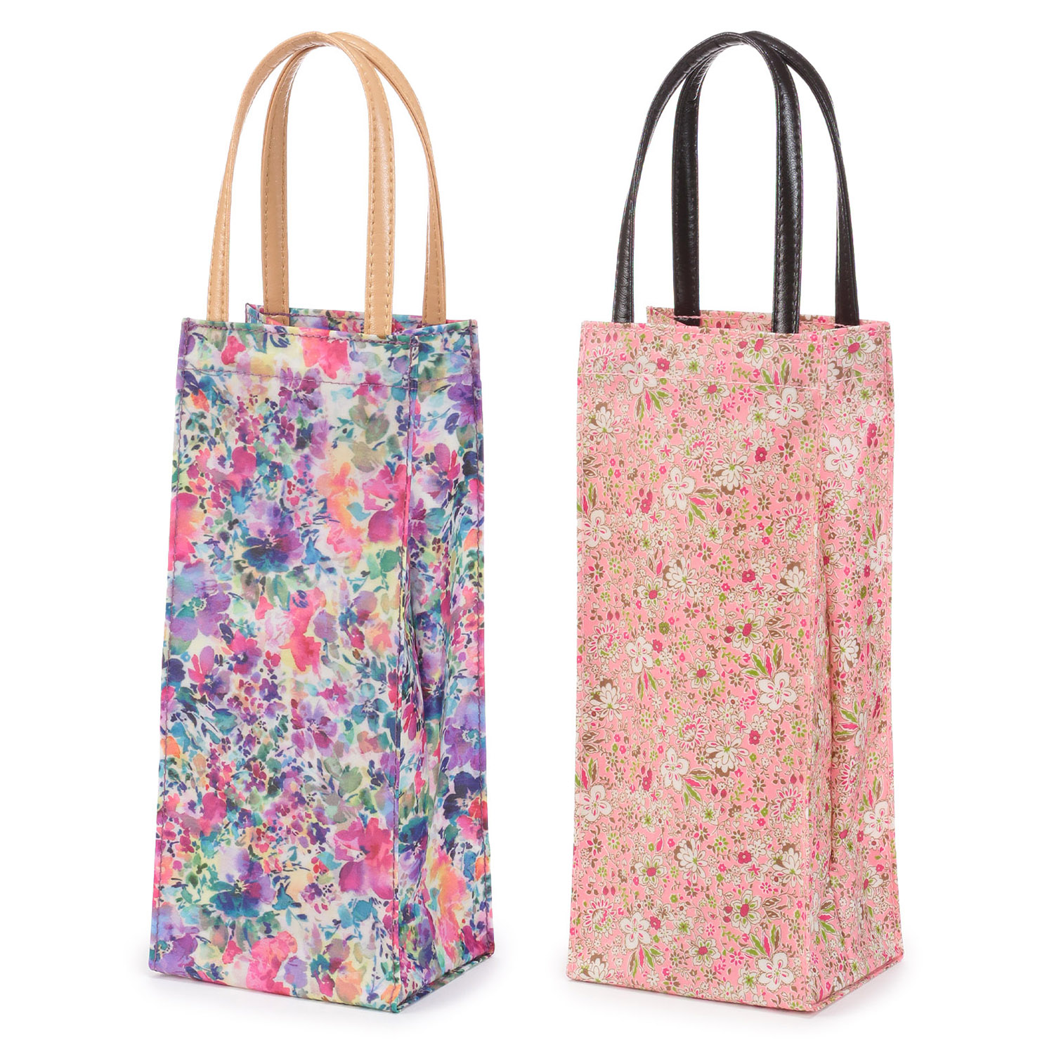 【日本製】 花柄ボトルケース - 画像1