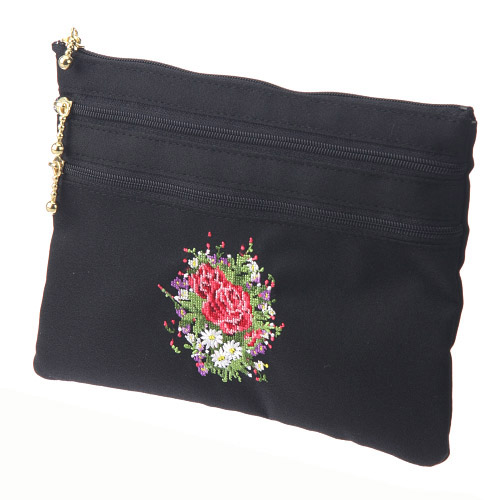 【日本製】 メダリオン3段ポーチ