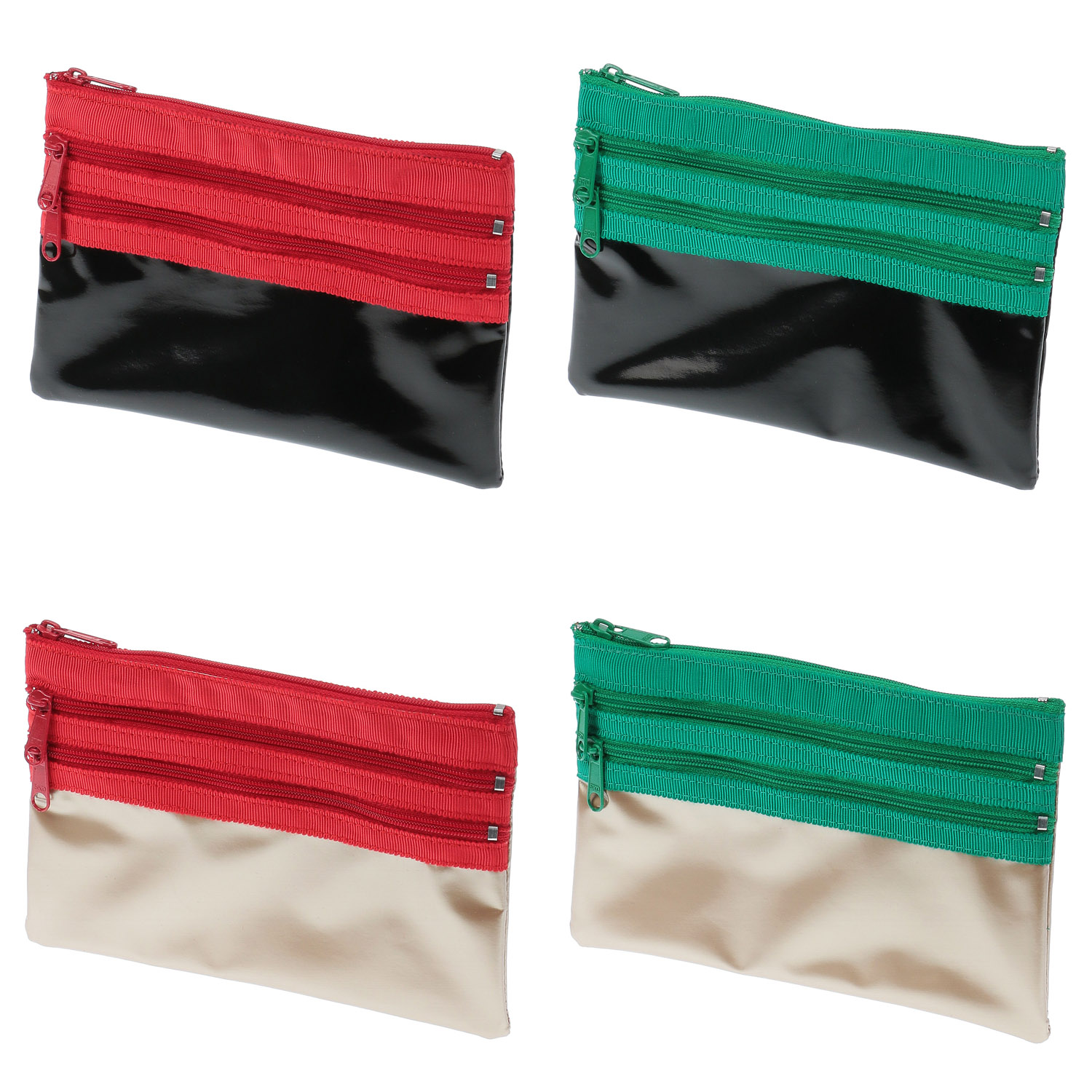 【ロワール】3段ポーチMサイズ 横長