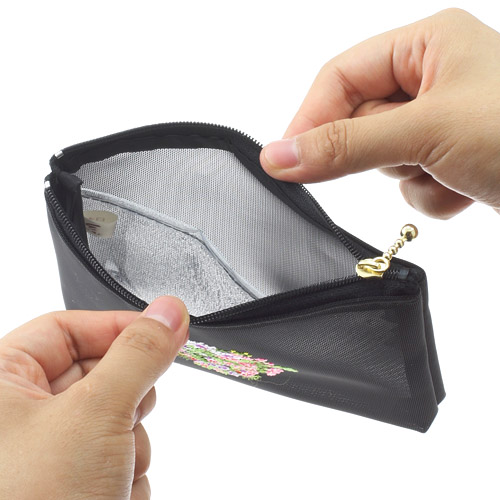 【日本製】 夢詩集 ミニ薄型メッシュポーチ - 画像2