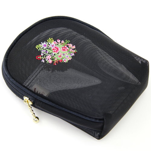 【日本製】 夢詩集 シェル縦型 メッシュポーチ - 画像2