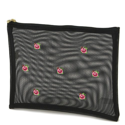 【日本製】 夢詩集 インゼル フラットメッシュポーチL - 画像1