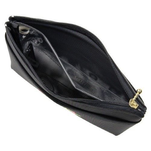 【日本製】 夢詩集  外ポケット付 舟形ポーチ - 画像3