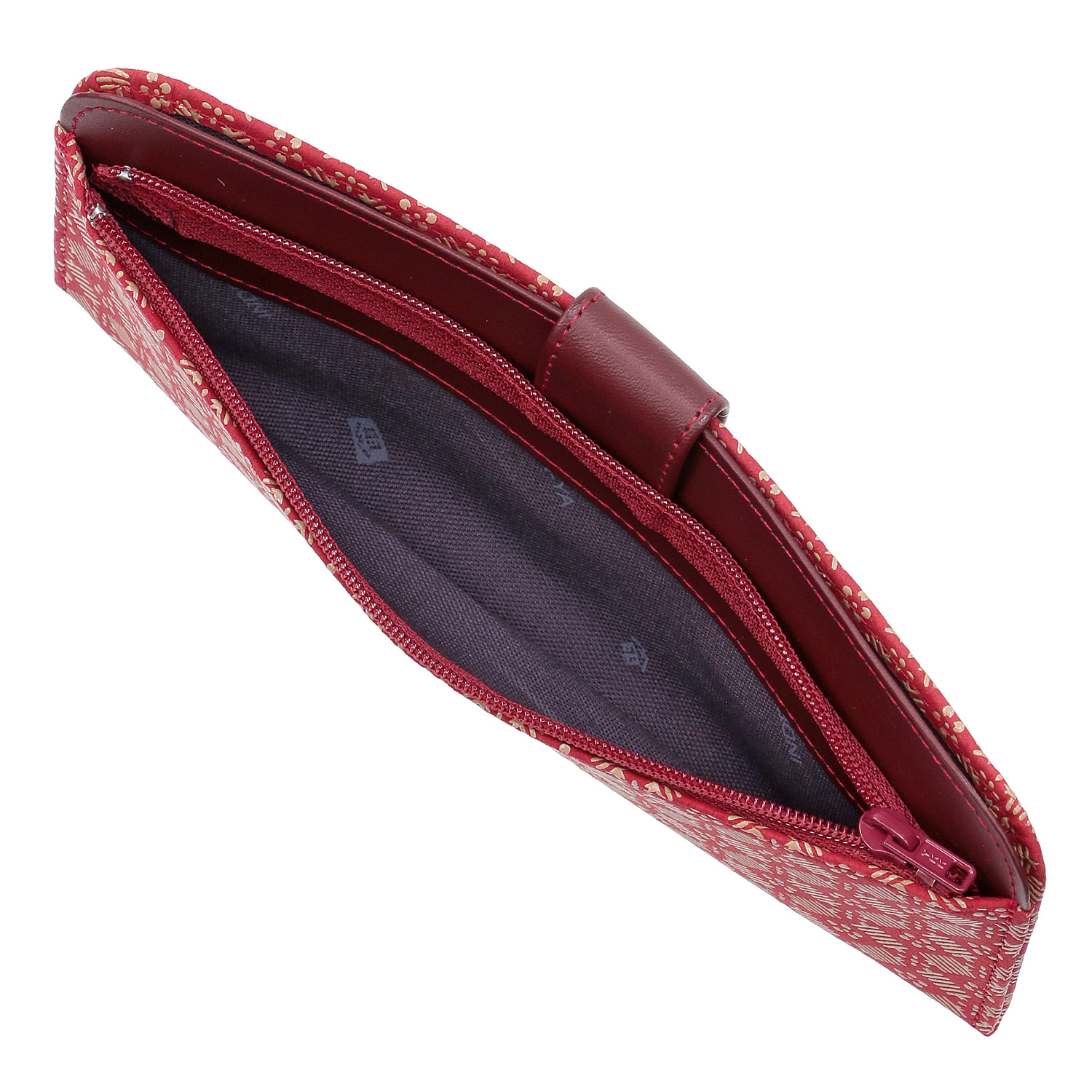 印伝 2107薄型長財布 梅糸巻格子 - 画像5