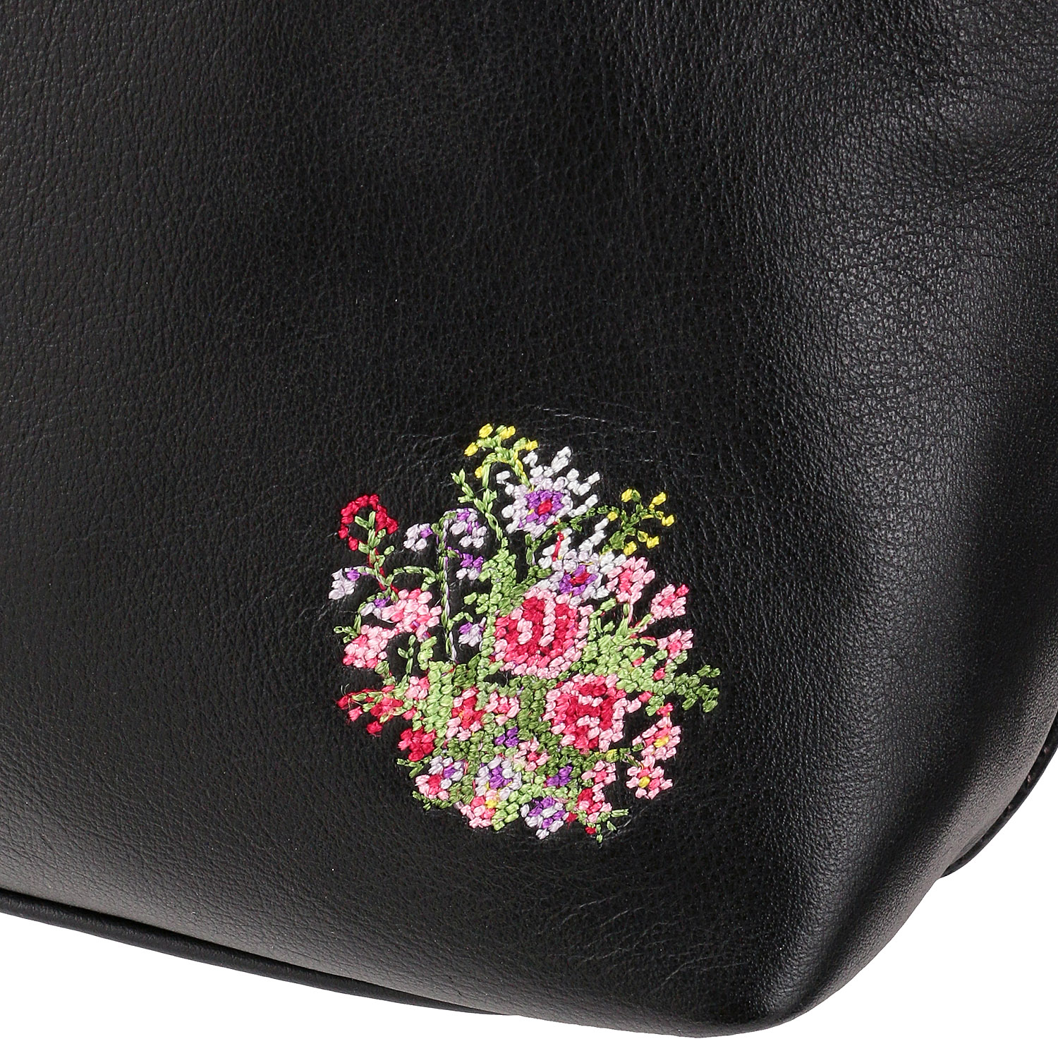 【日本製】 夢詩集 ベルフルールあおり巾着バッグ - 画像4