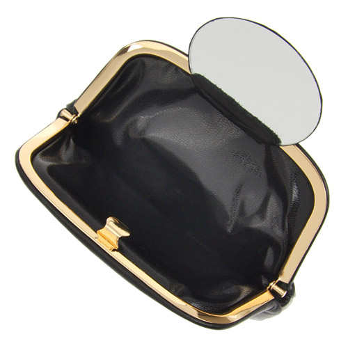 【日本製】 夢詩集 鏡付き押し口ポーチ - 画像4