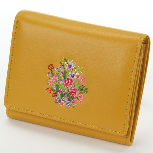 【日本製】夢詩集 中オープンポケット札入 - 画像9