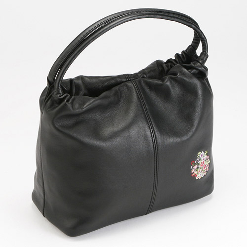 【日本製】 夢詩集 ラム革 手提げバッグ - 画像1