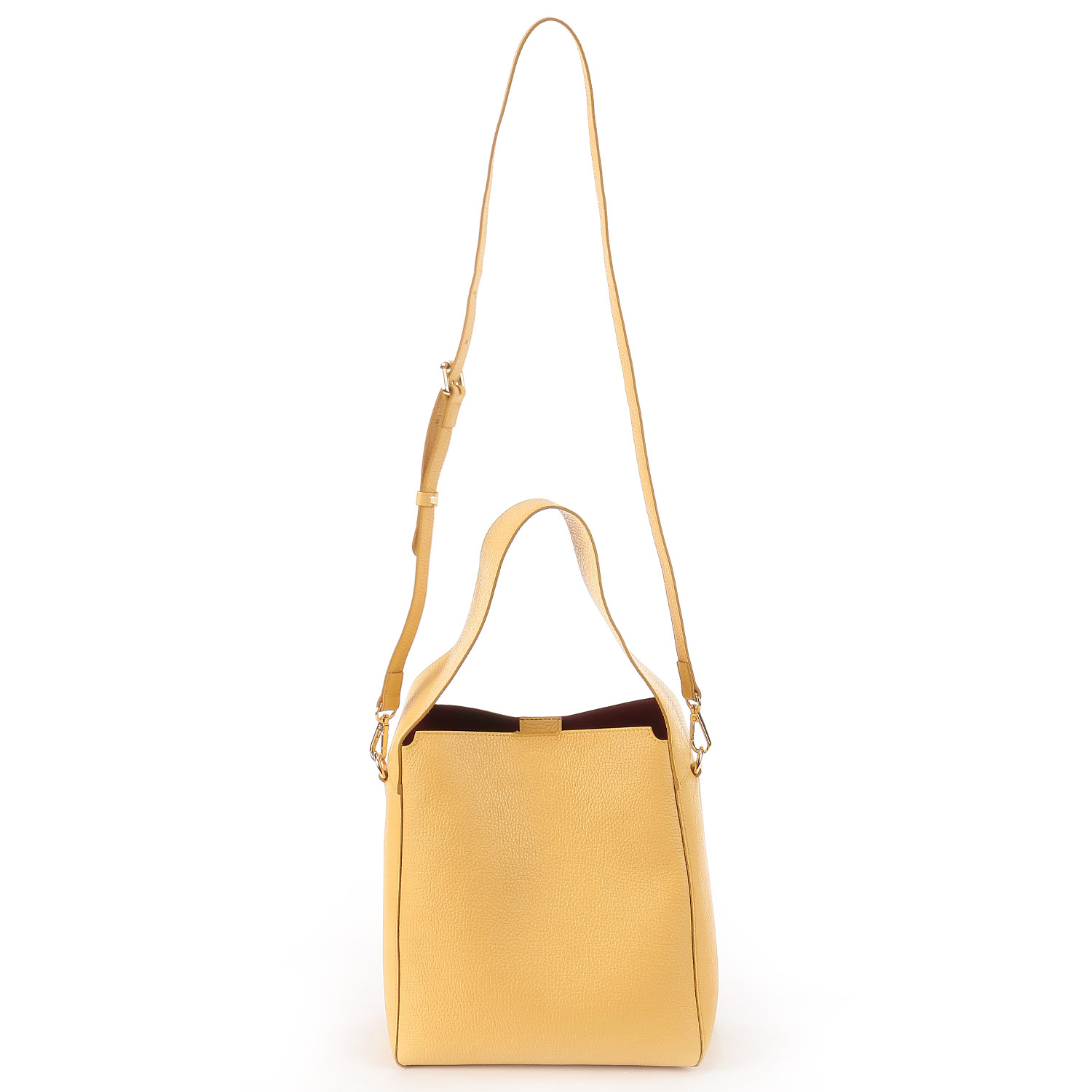 M Rose レザーショッパーポーチ付きワンショルダーバッグ - 画像4