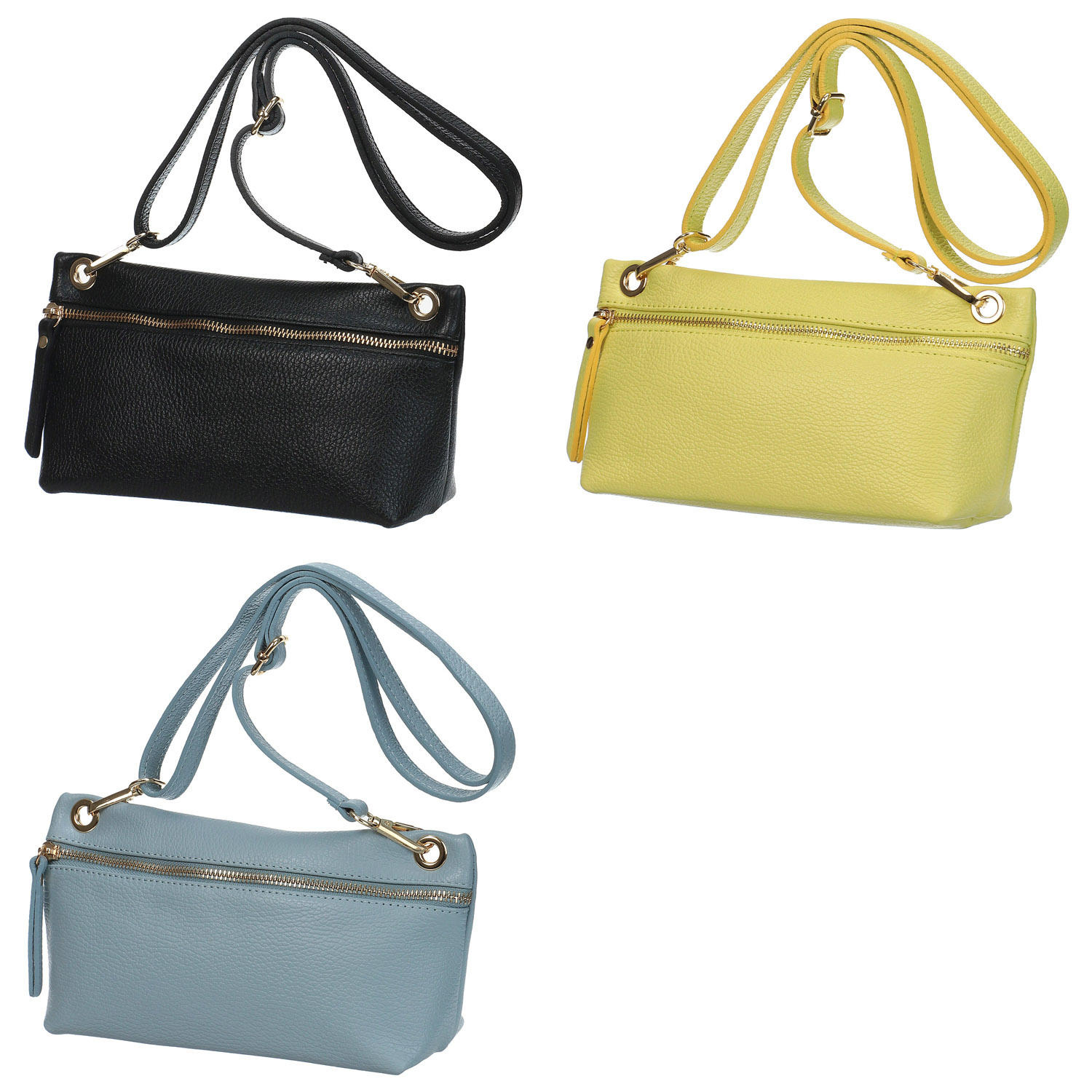 M Rose 牛革ショルダーバッグ - 画像1