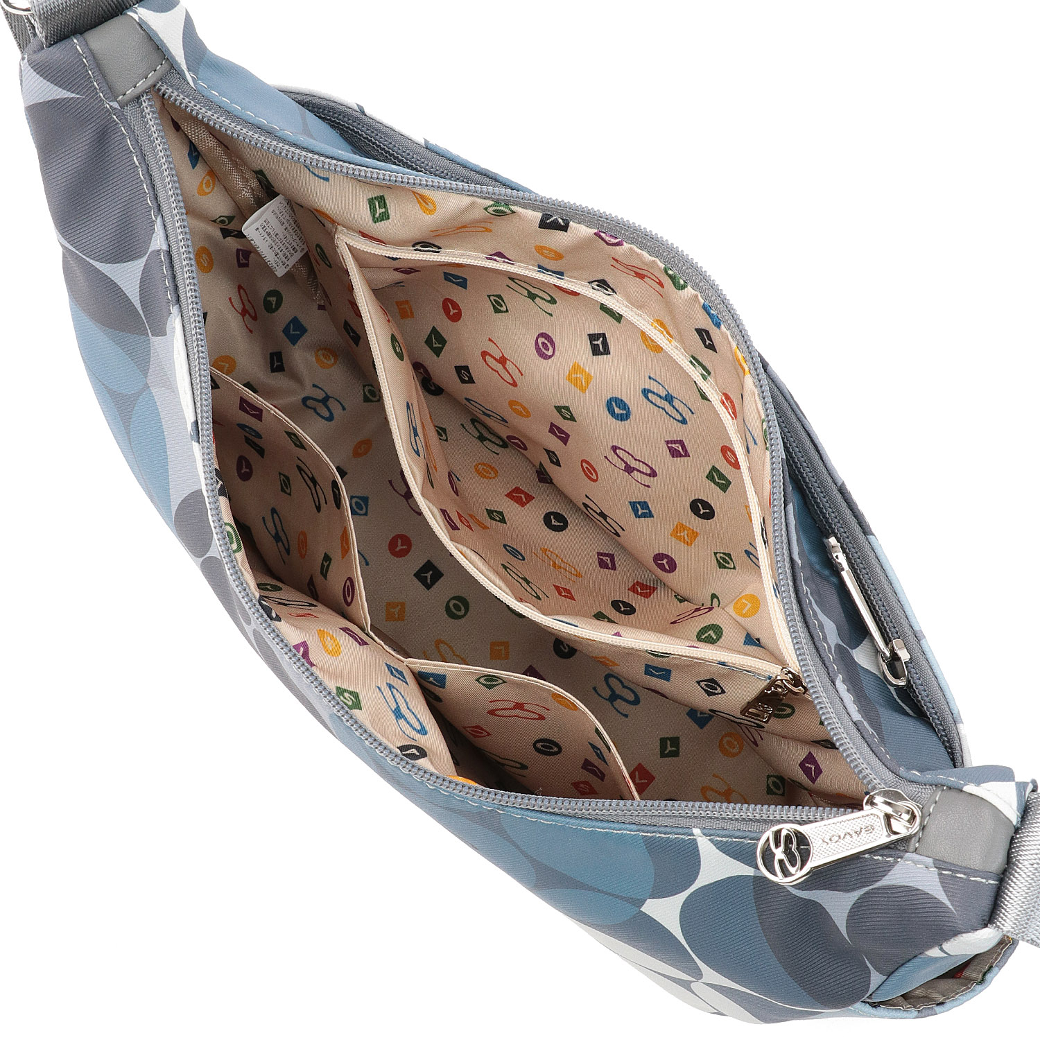 SAVOY バルーン柄三日月型ショルダーバッグ - 画像7