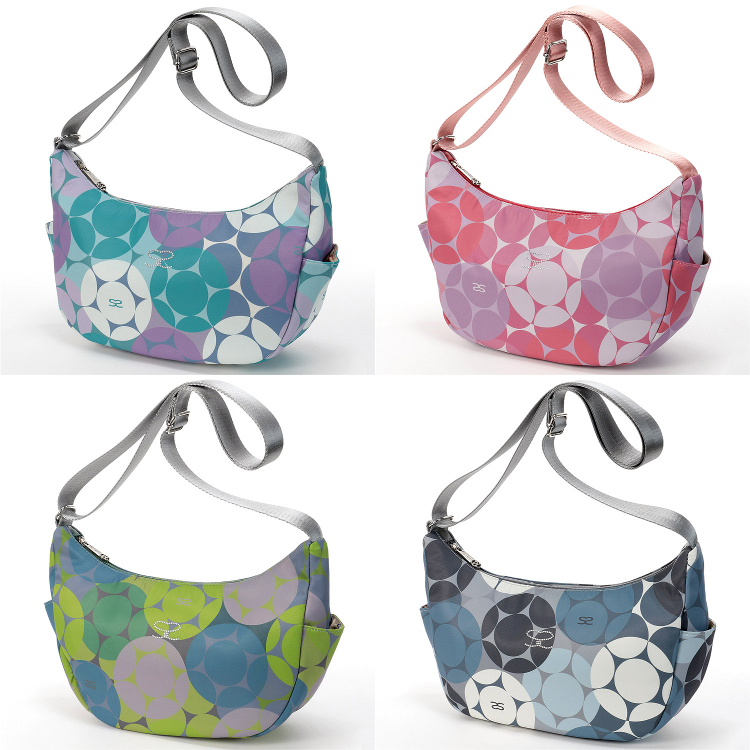 SAVOY バルーン柄三日月型ショルダーバッグ