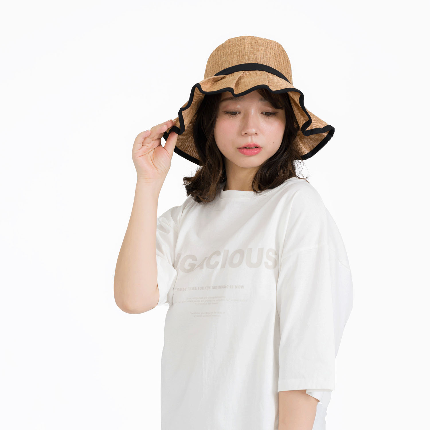 ポリジュートフリルHAT - 画像9