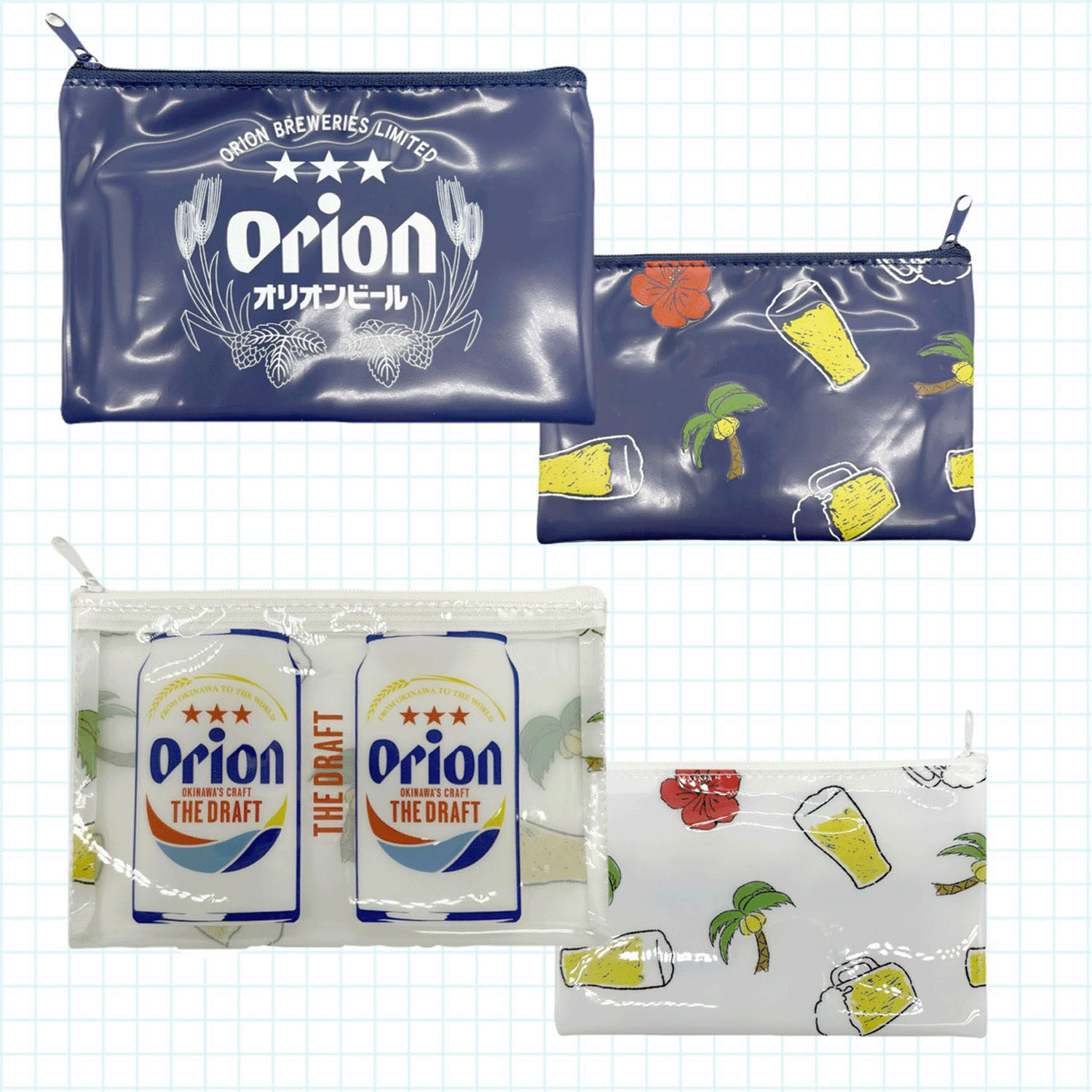 オリオン ビニールフラットポーチ - 画像1