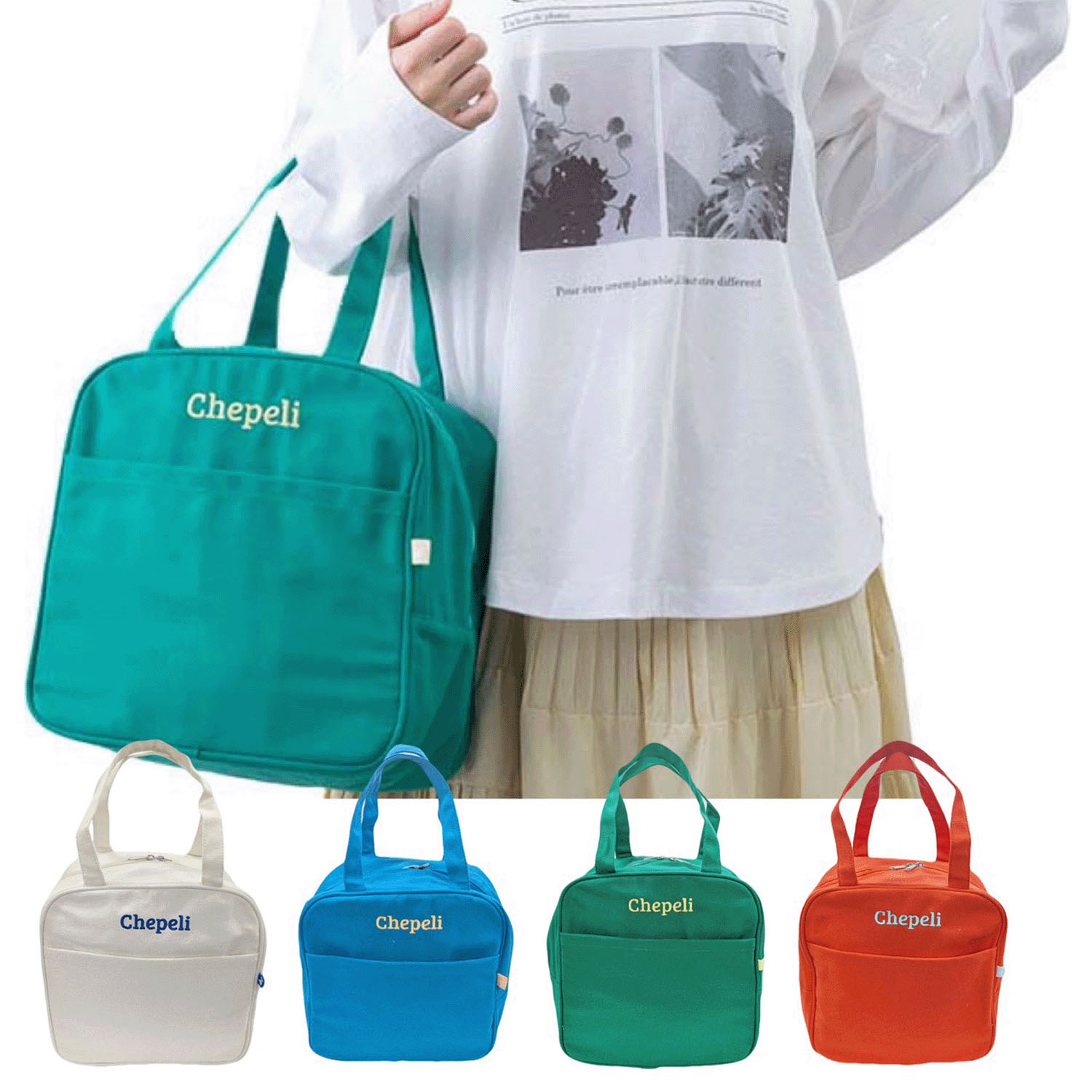 【 完売終了】保冷キャンバスラウンドトート