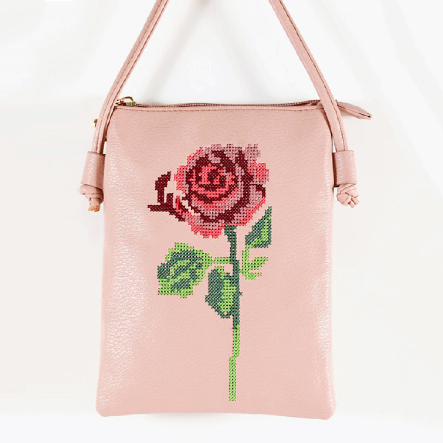 薔薇刺繍スマホバッグ - 画像4