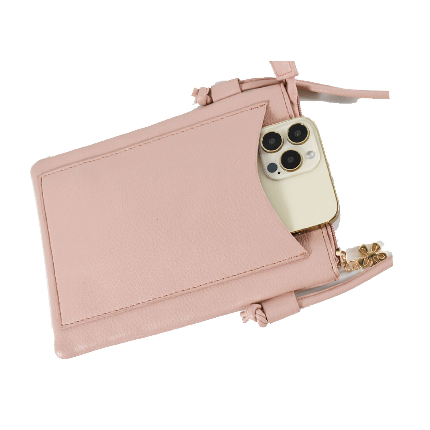 薔薇刺繍スマホバッグ - 画像6