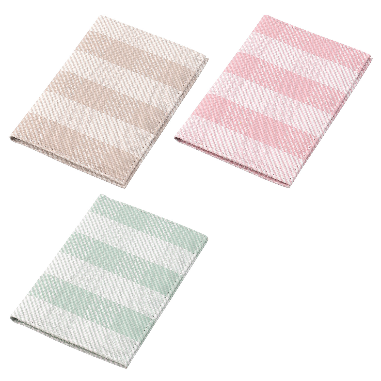 チェック柄 保険証入 - 画像1