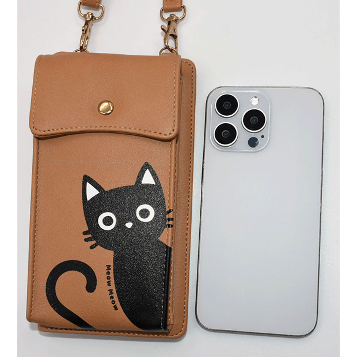 猫多機能スマホポシェット - 画像7