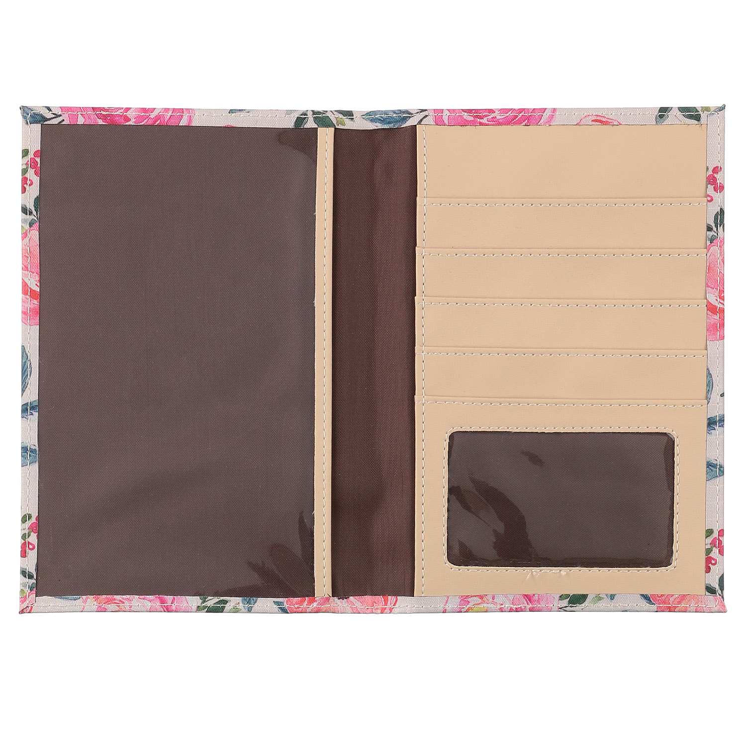 手描風薔薇柄 保険証・お薬手帳ケース - 画像3