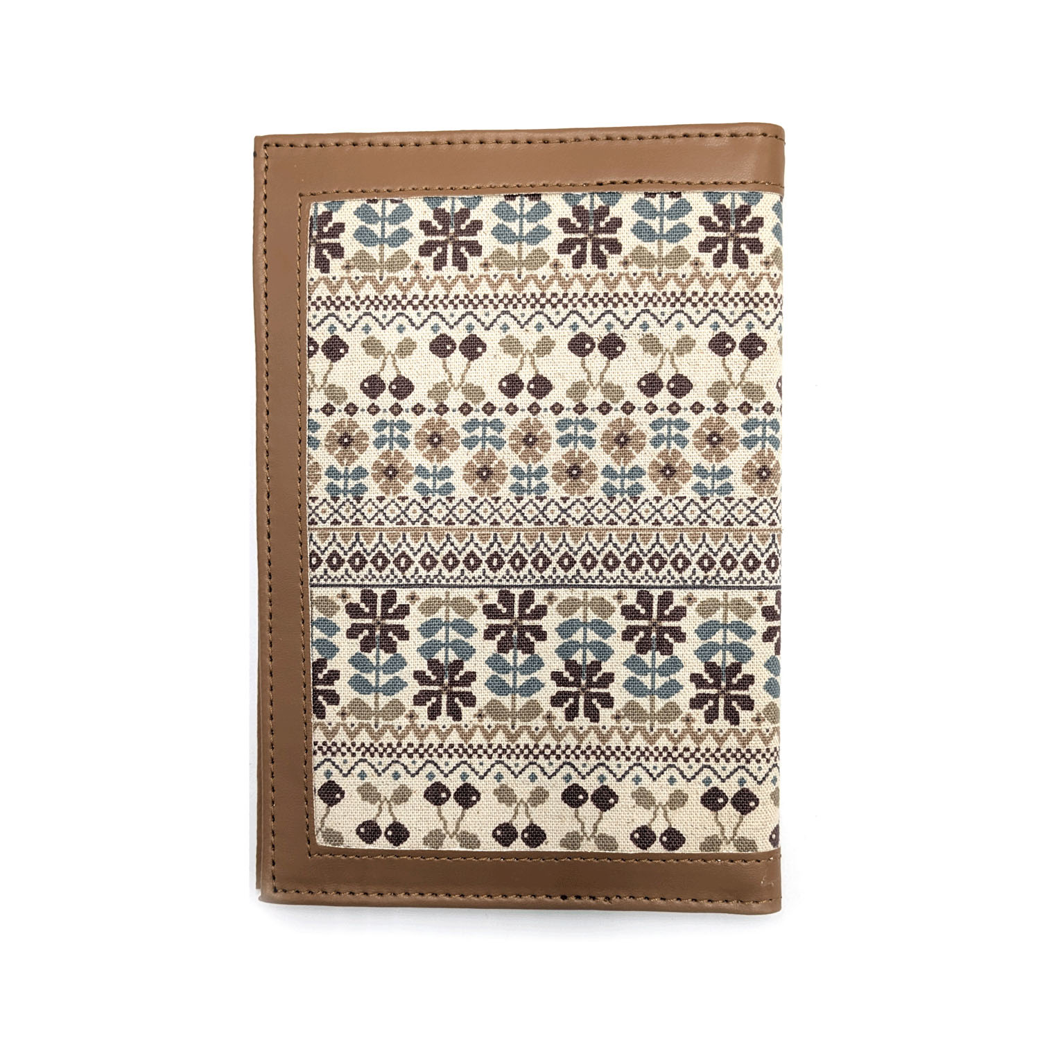 フラワー＆チェリー保険証・お薬手帳ケース - 画像1