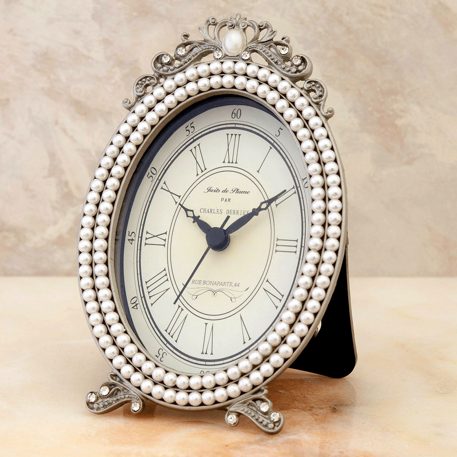 マリアージュ テーブルクロック パールオーバル - 画像2