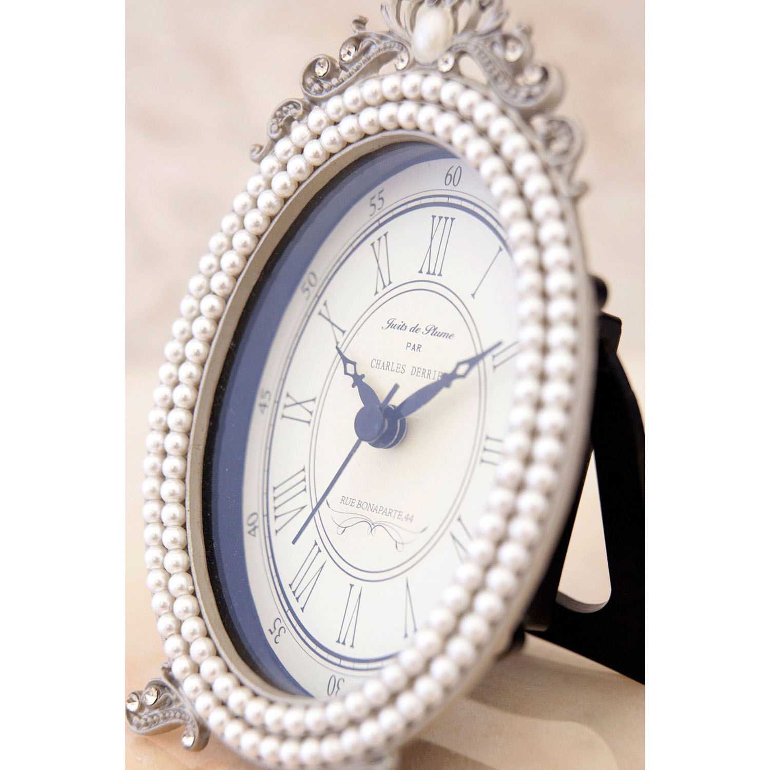 マリアージュ テーブルクロック パールオーバル - 画像4