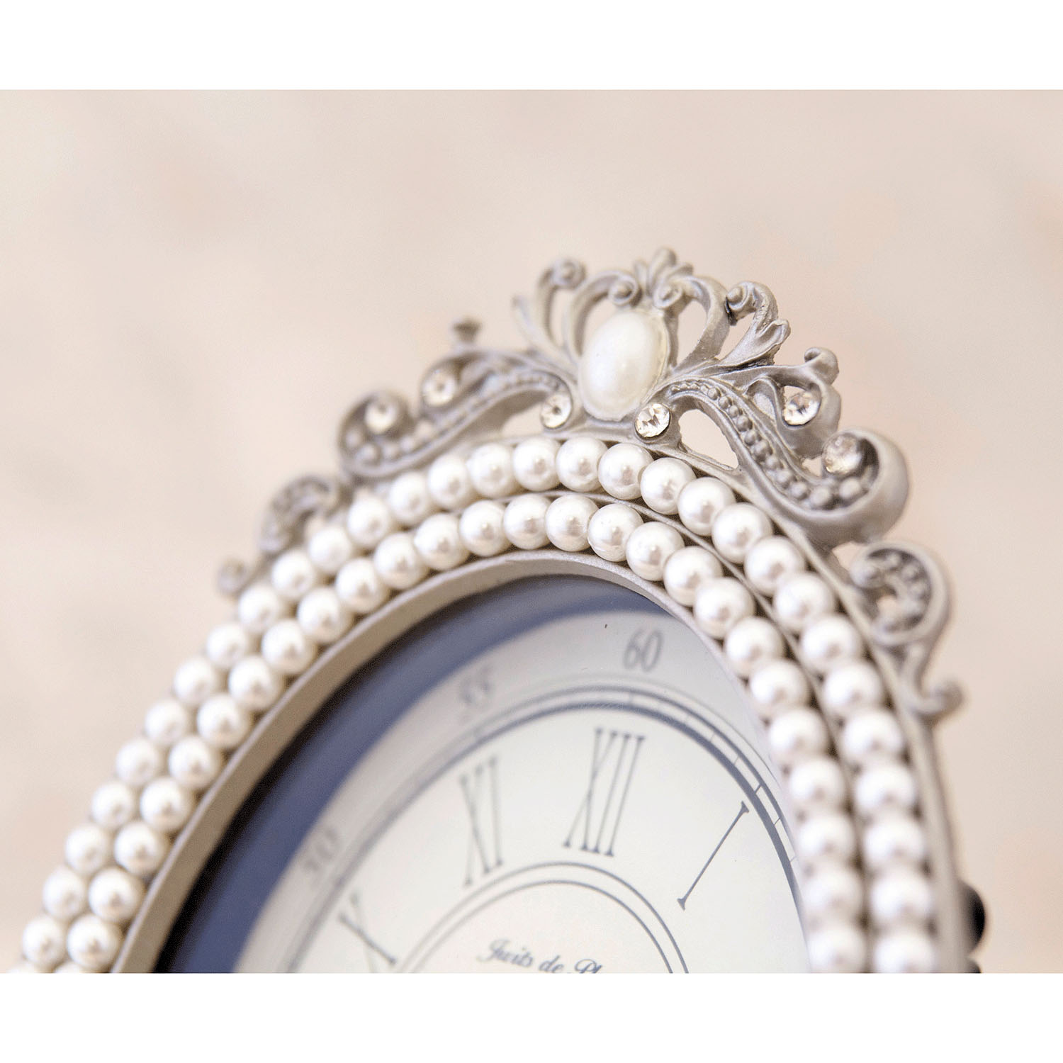 マリアージュ テーブルクロック パールオーバル - 画像6