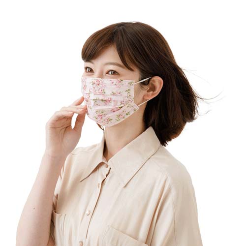 不織布マスク 花柄 - 画像7