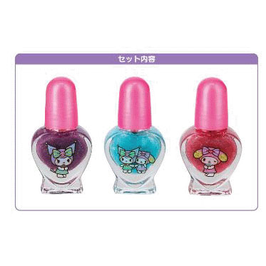 サンリオはがせるマニキュア3本セット（マイメロ・クロミ） - 画像2