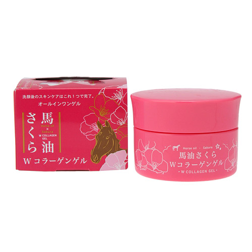 馬油さくら Wコラーゲンゲル - 画像1