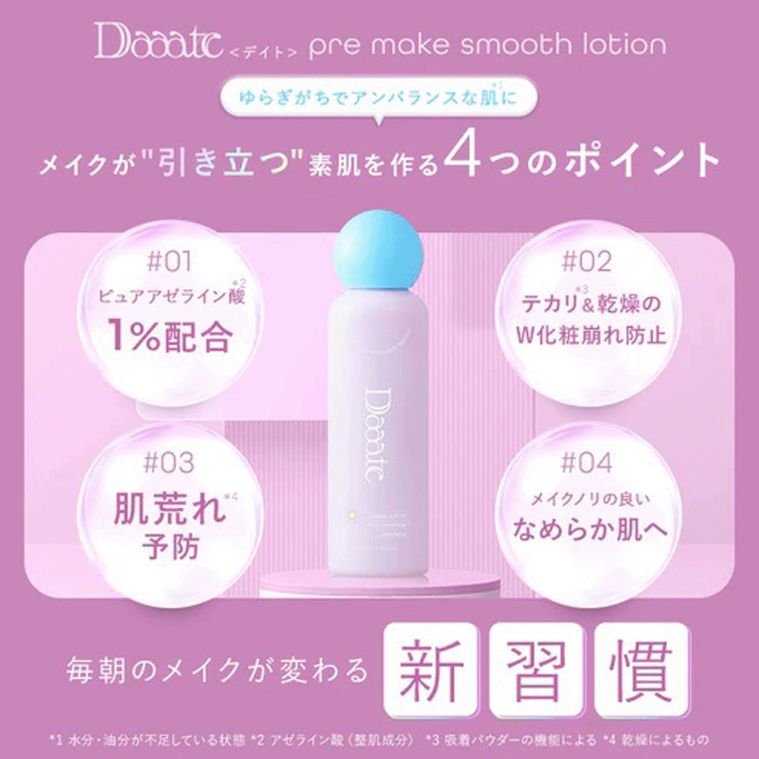 Daaateプレメイクスムースローション - 画像6
