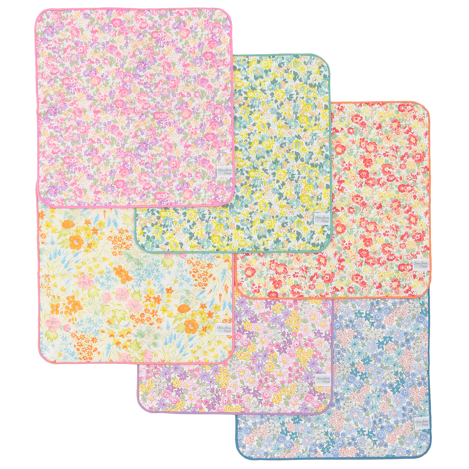 シュシュフルール ガーゼパイルハンカチ - 画像1