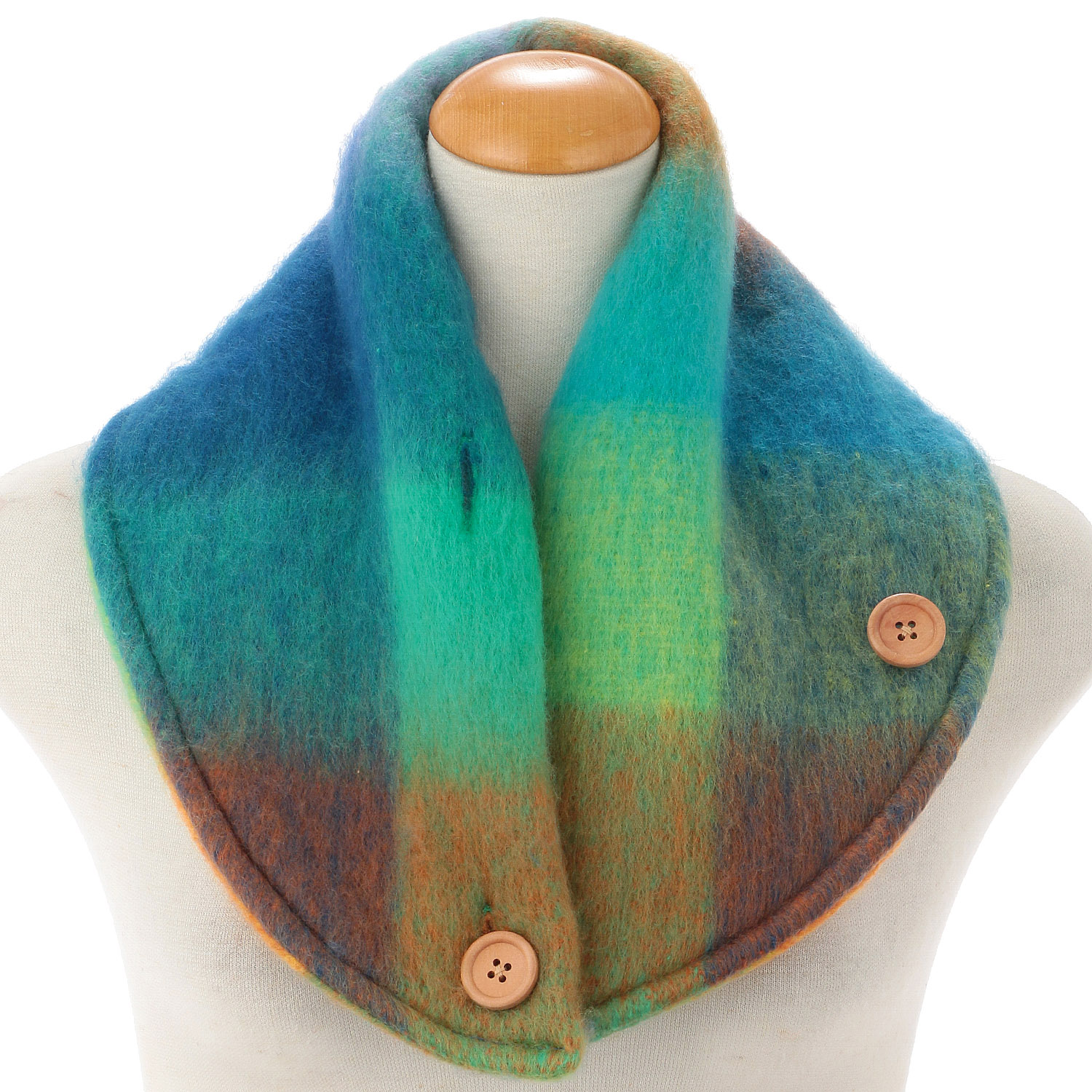 ボリュームネックウォーマー チェック - 画像6