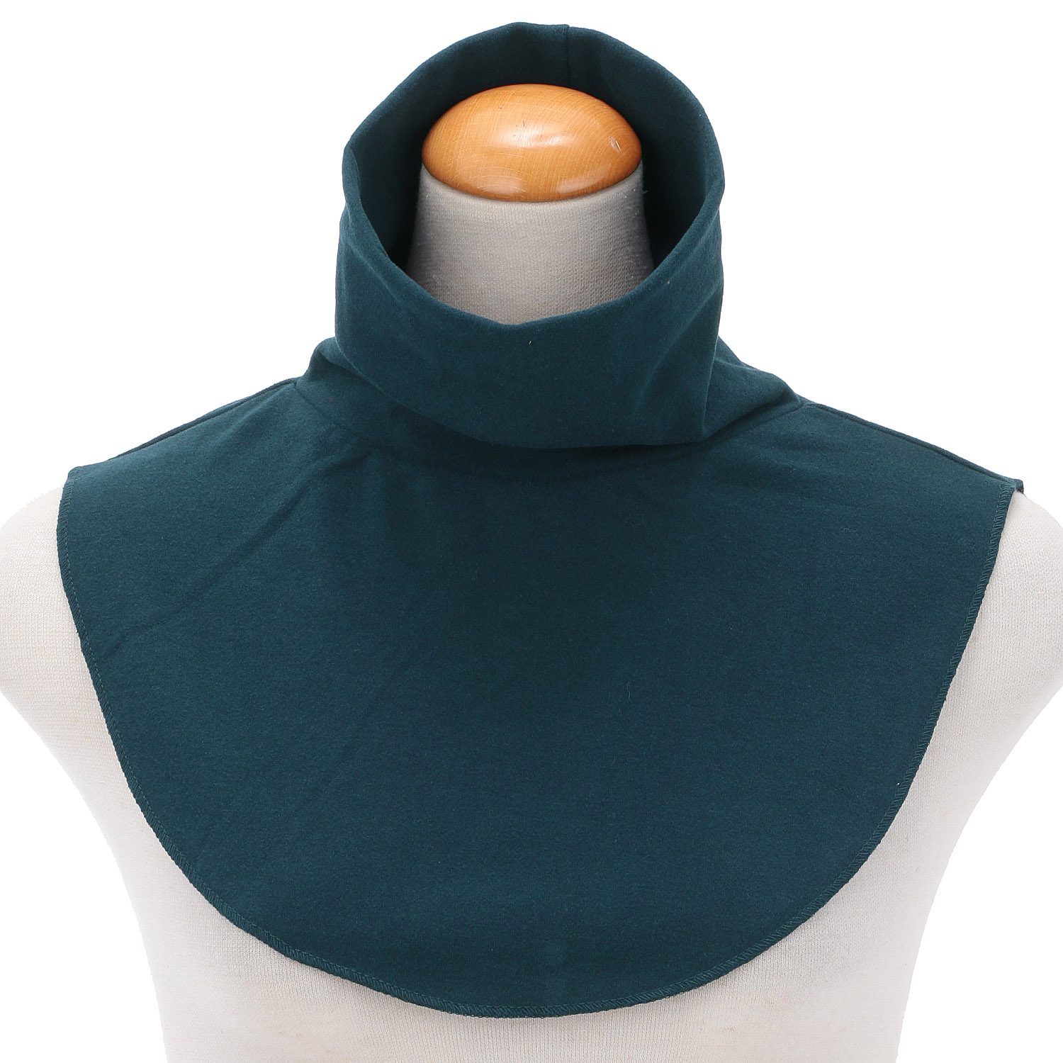 ピーチスキンタートルネック付け襟 - 画像4