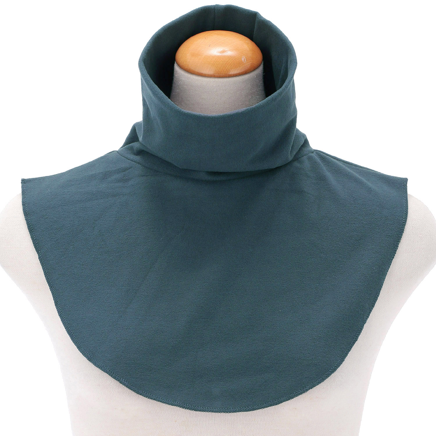 ピーチスキンタートルネック付け襟 - 画像1