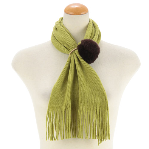 【ピンク、パープル、オレンジ、ライトグリーン終了】日本製 ソフトアクリルマフラー - 画像1