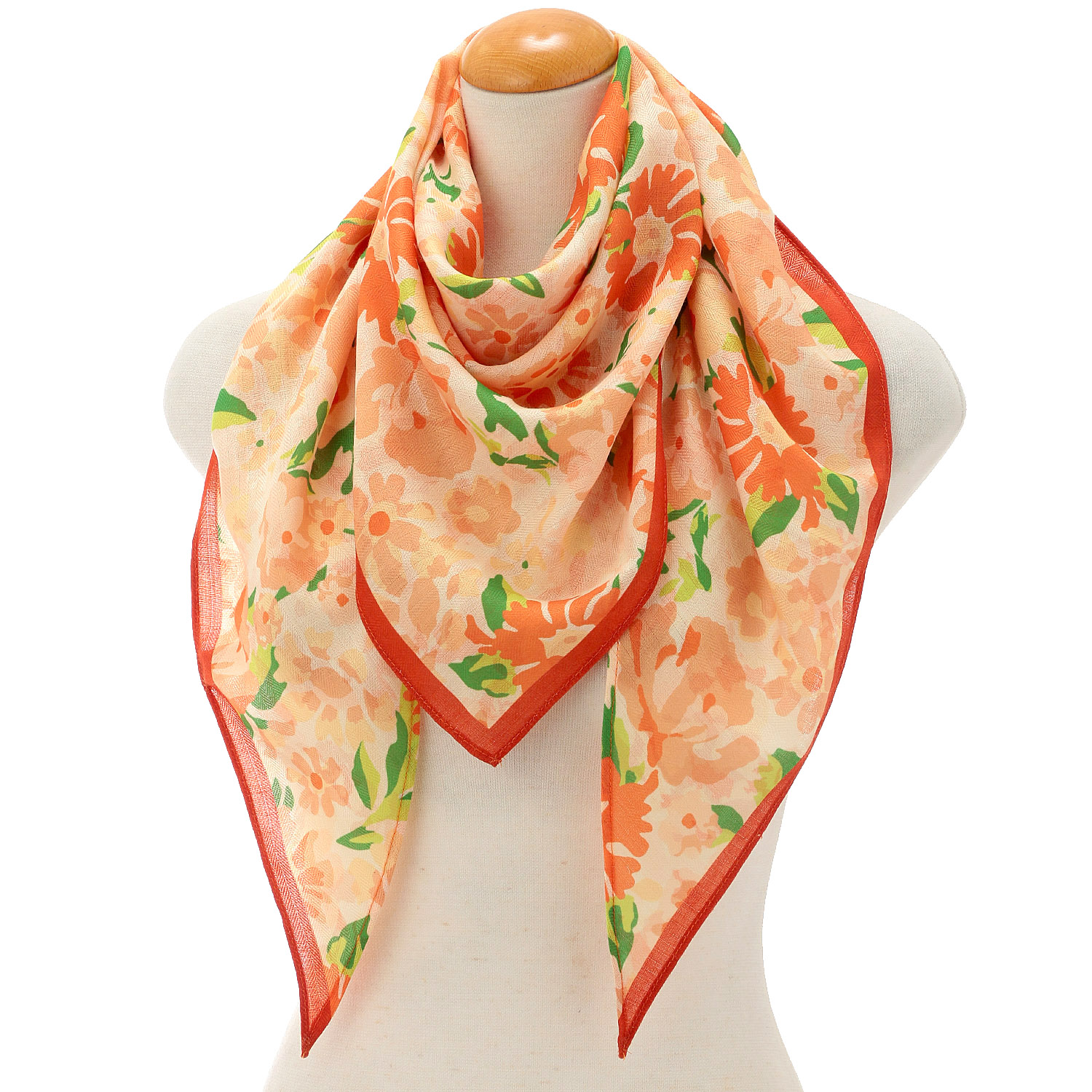 両面プリント三角スカーフ マルチ - 画像3