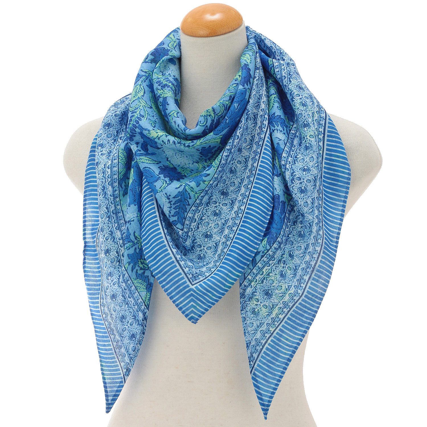 両面プリント三角スカーフ マルチ - 画像5