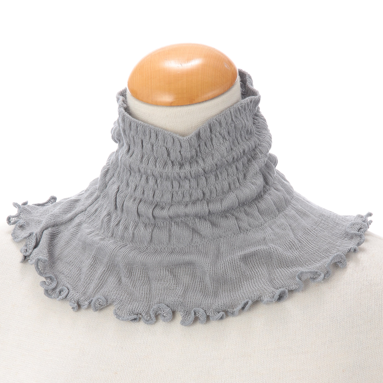 日本製 ネックカバー無地 秋冬素材