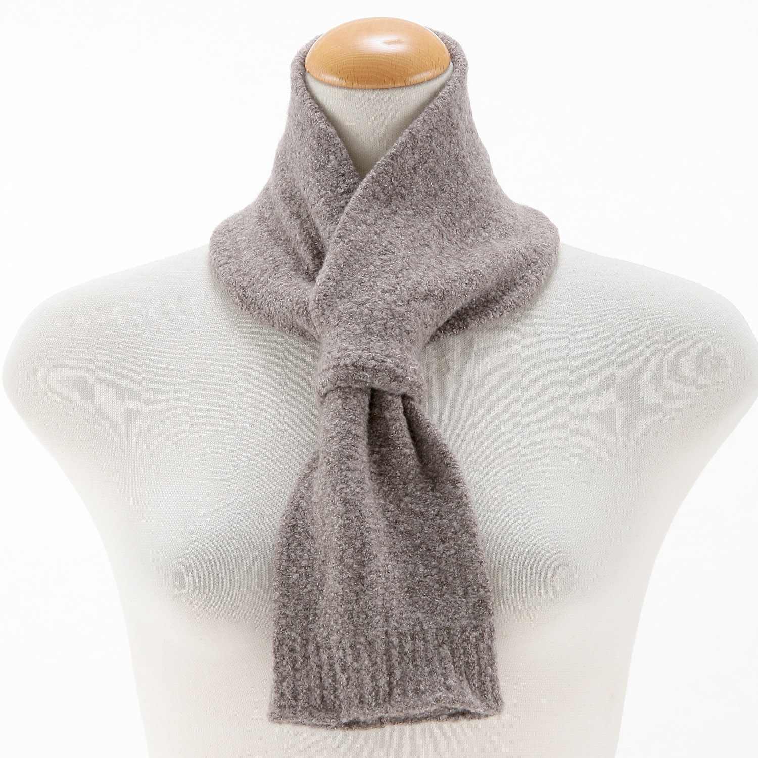 日本製 筒形差込みマフラー 木調 - 画像1