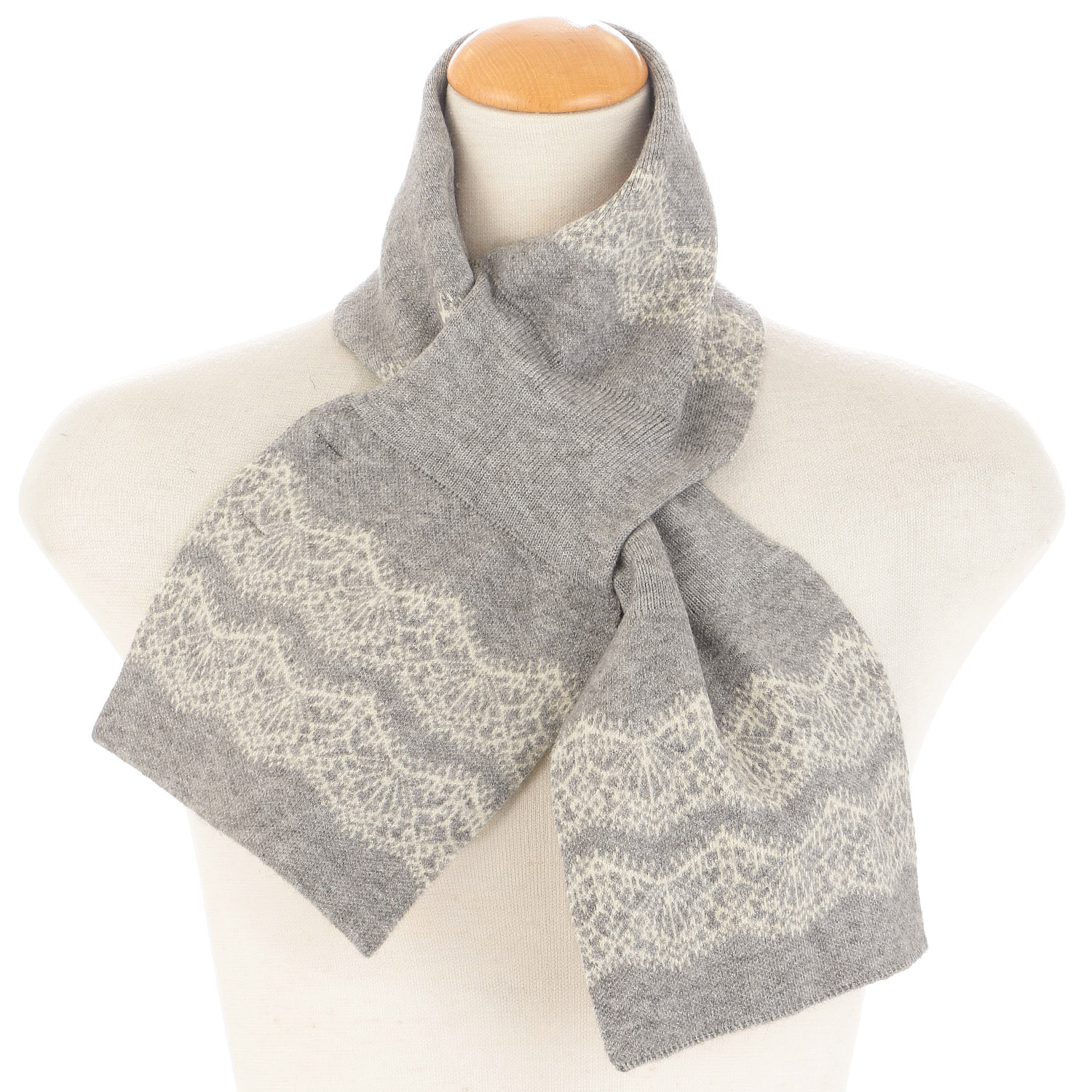 ニット差込みマフラー レース - 画像2