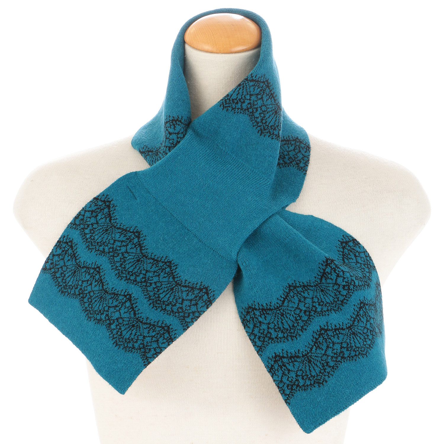 ニット差込みマフラー レース - 画像1