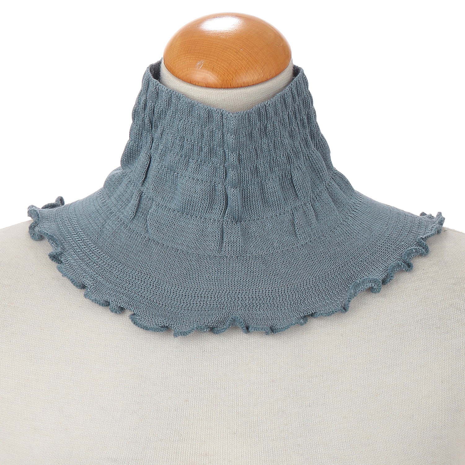 レーヨンシルクフリルネックカバー - 画像9