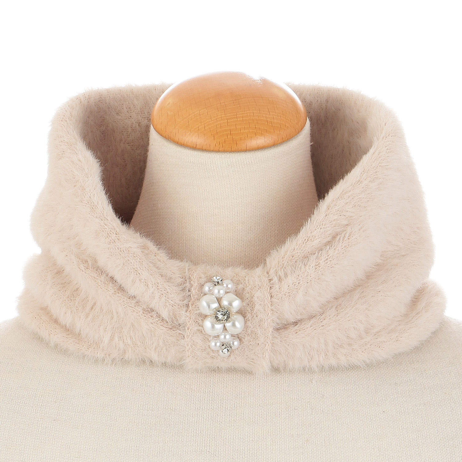 2WAYファーネック パール - 画像4