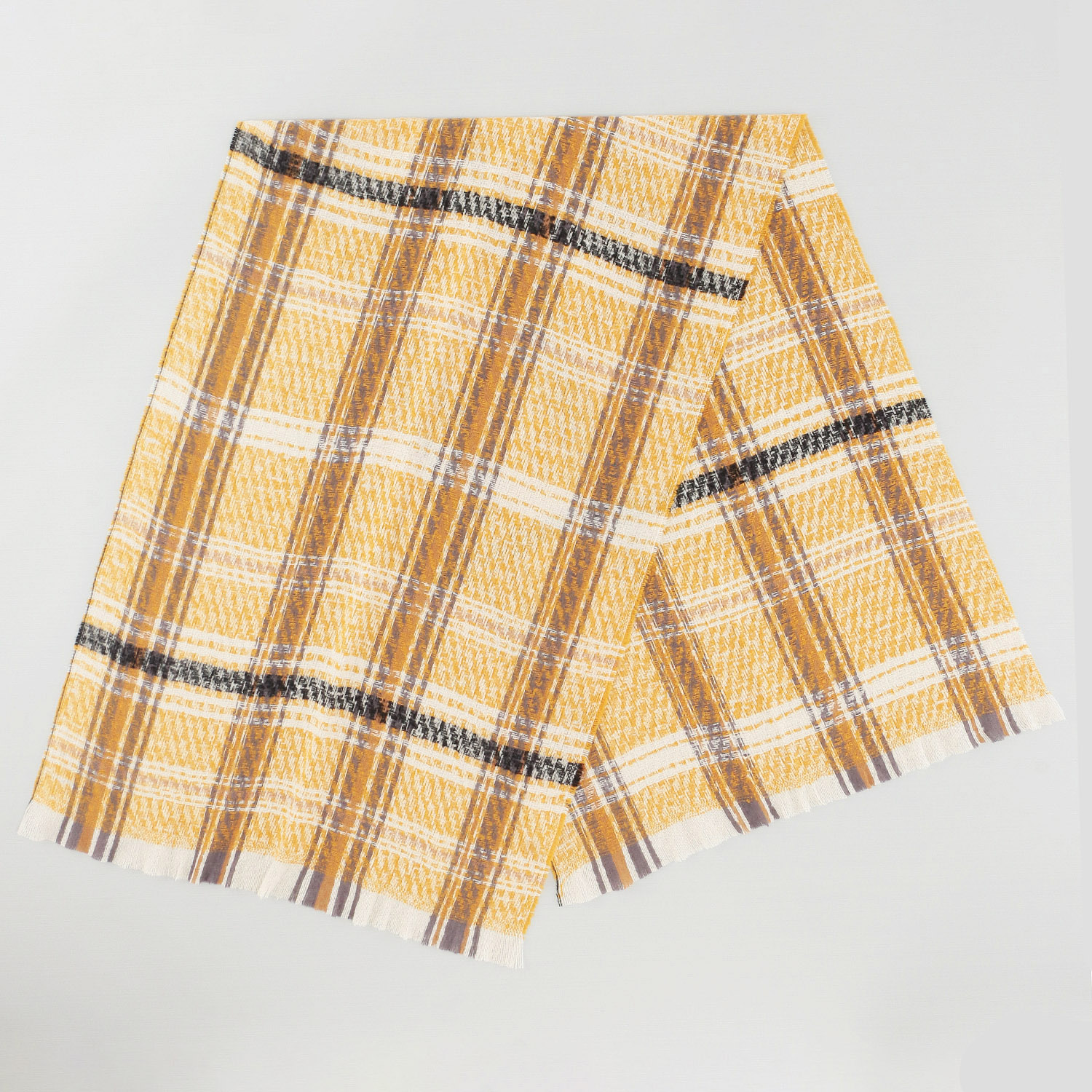 大判チェックストール - 画像4