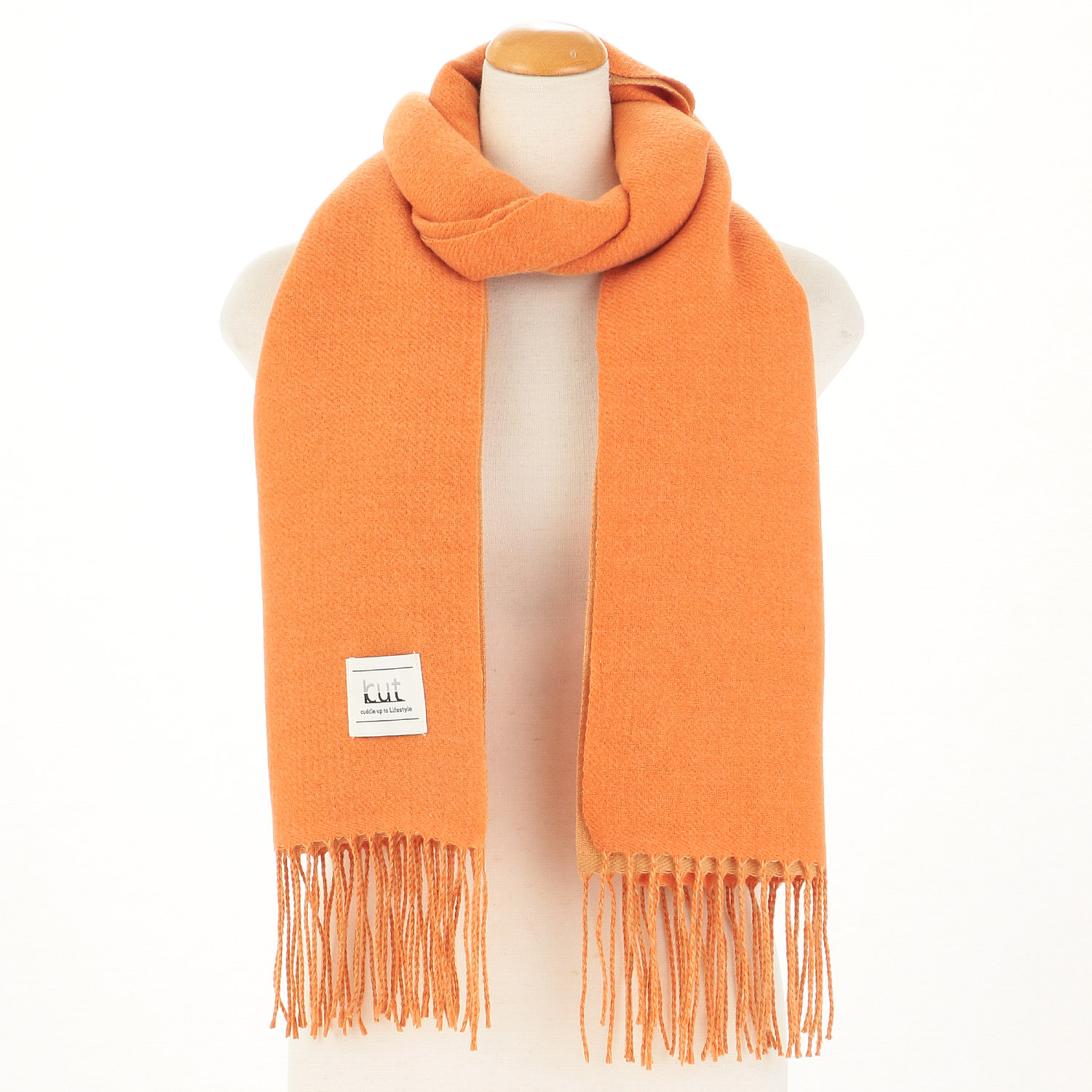 リバーシブル大判ストール - 画像4