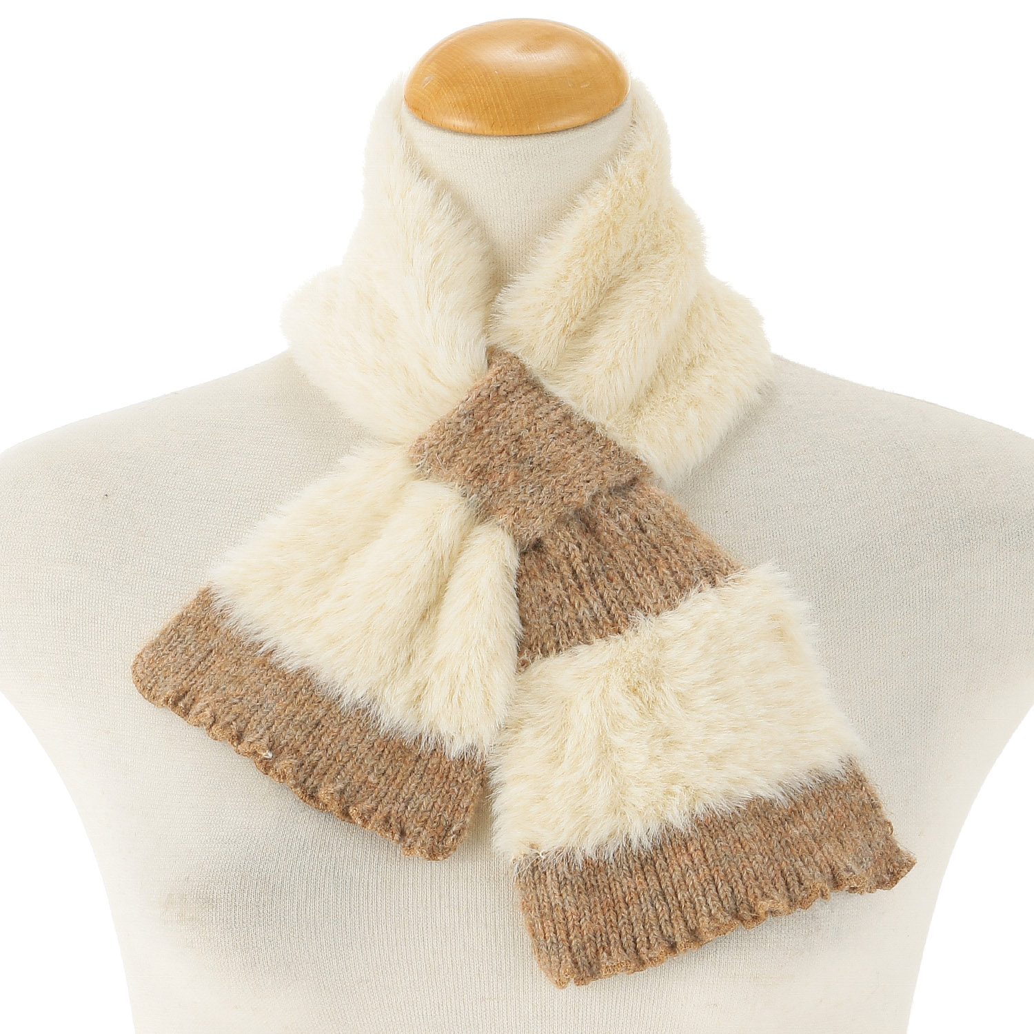 エコファーニット差込マフラー - 画像4